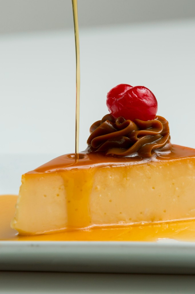 Caramel Flan Slice