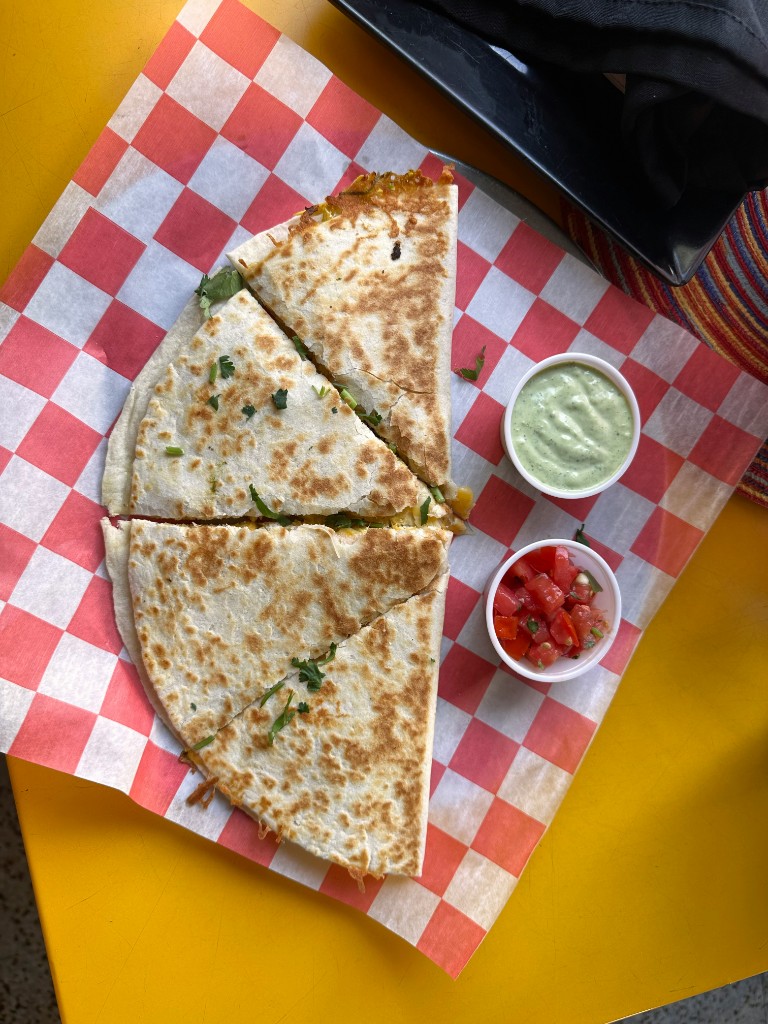 Griddled Quesadilla Wedges
